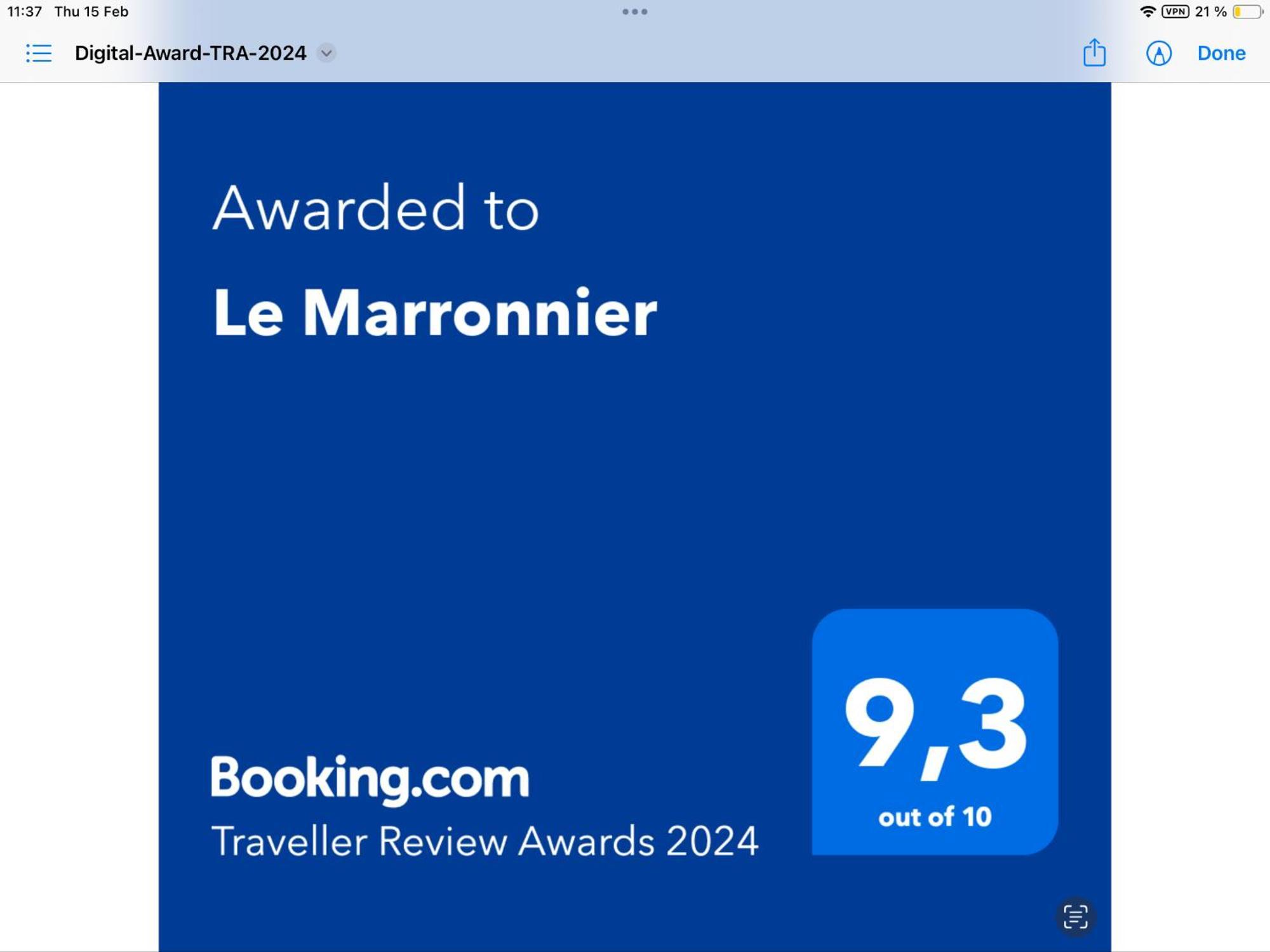 Le Marronnier Bed & Breakfast Saint-Genies-de-Fontedit Dış mekan fotoğraf