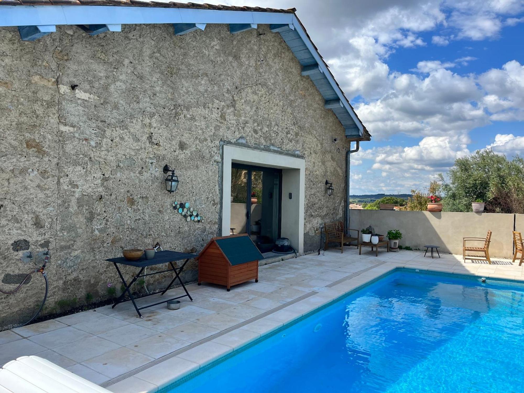 Le Marronnier Bed & Breakfast Saint-Genies-de-Fontedit Dış mekan fotoğraf